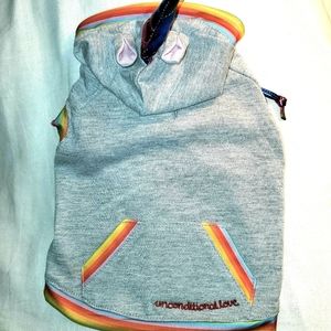 PET UNICORN PRIDE HOODIE LIMITED ED. SMALL